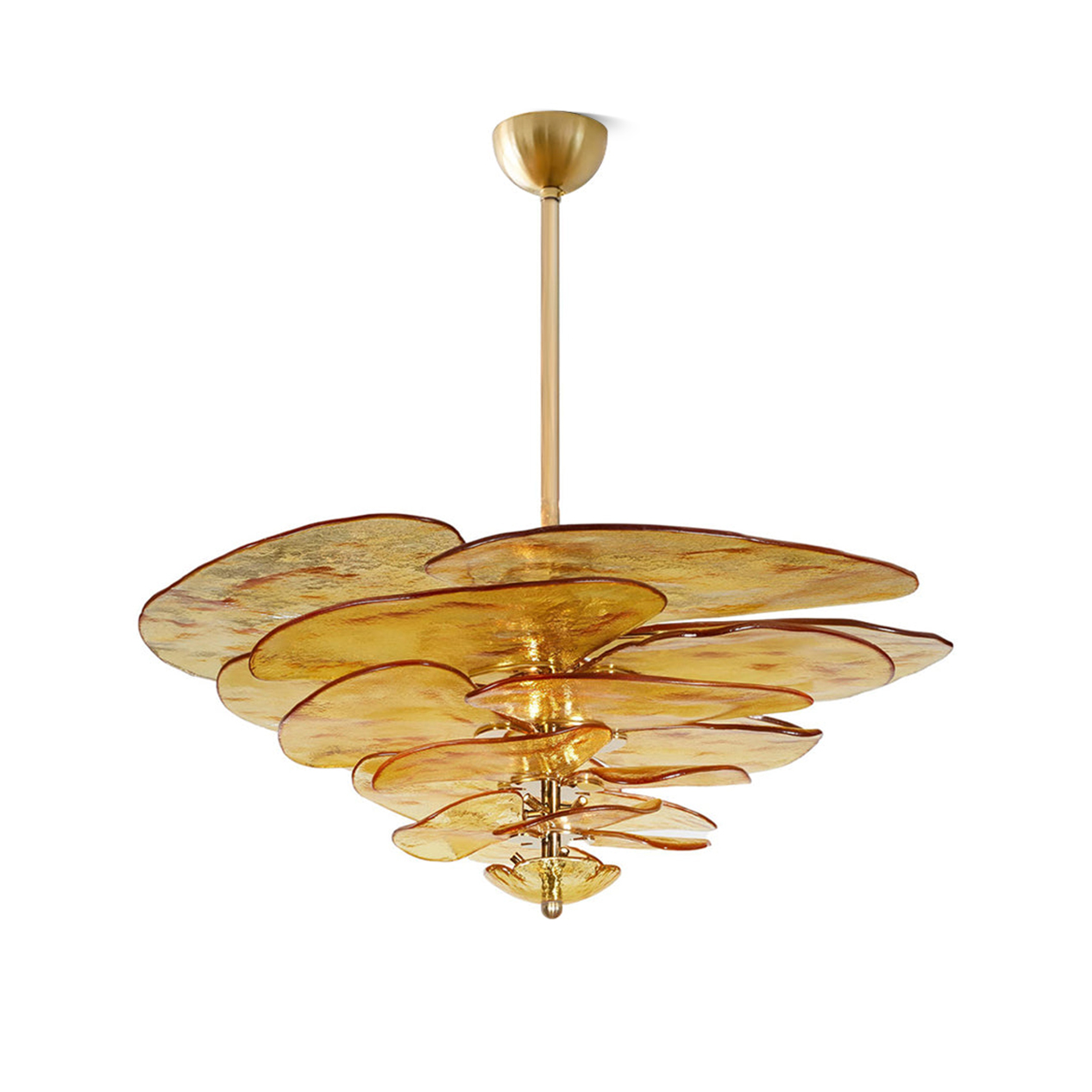 Petals Gold Murano Chandelier 1001 Chandelier