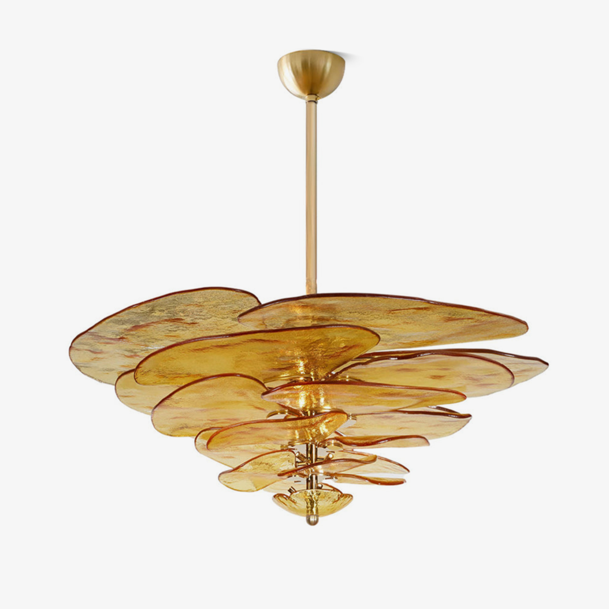 Petals Gold Murano Chandelier 1001 Chandelier