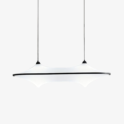 Modern Art Acrylic Adjustable Wave Form Chandelier