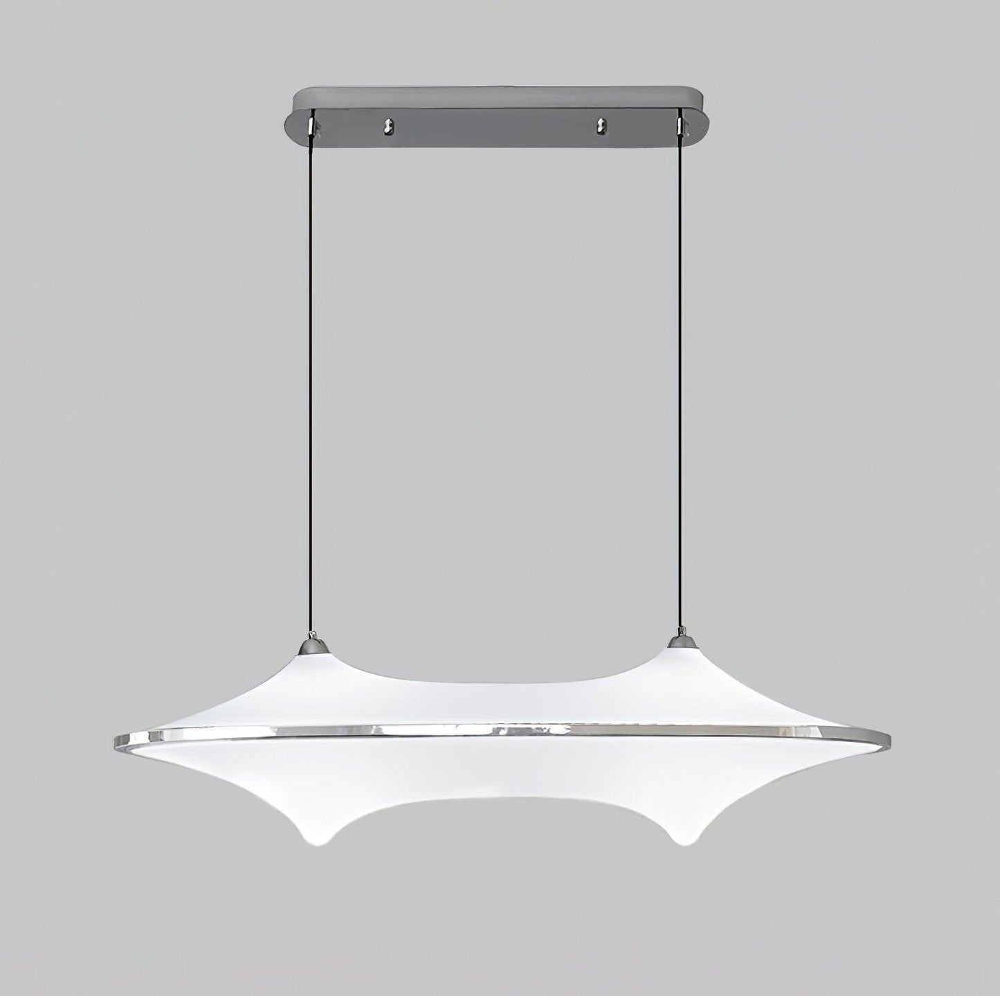 Modern Art Acrylic Adjustable Wave Form Chandelier