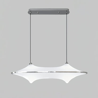 Modern Art Acrylic Adjustable Wave Form Chandelier