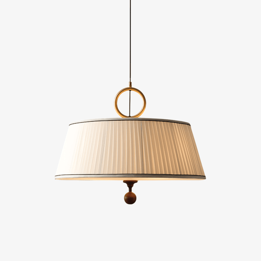 Alina Fabric Pendant Lamp Dia 13.8″ x H 16.9″ / White 1001 pendant Lamp