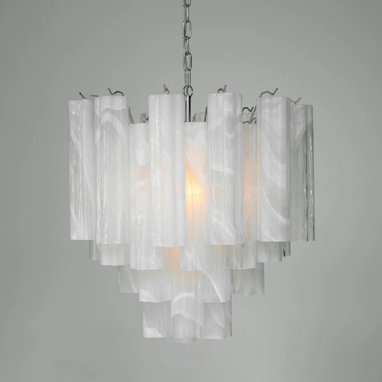 Frosted Glass Tubes Chandelier Chandelier