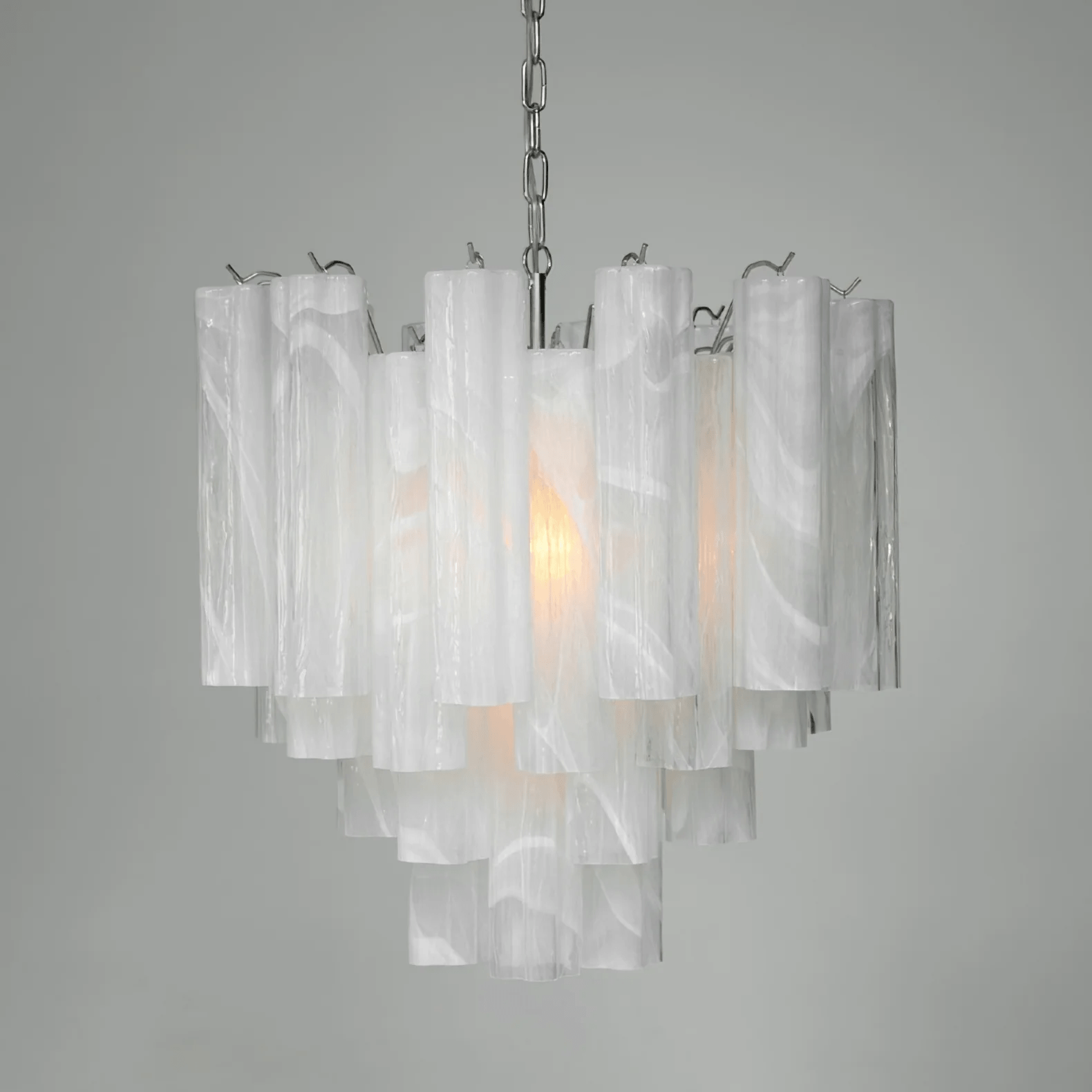 Frosted Glass Tubes Chandelier Chandelier