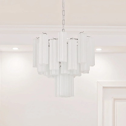 Frosted Glass Tubes Chandelier Chandelier
