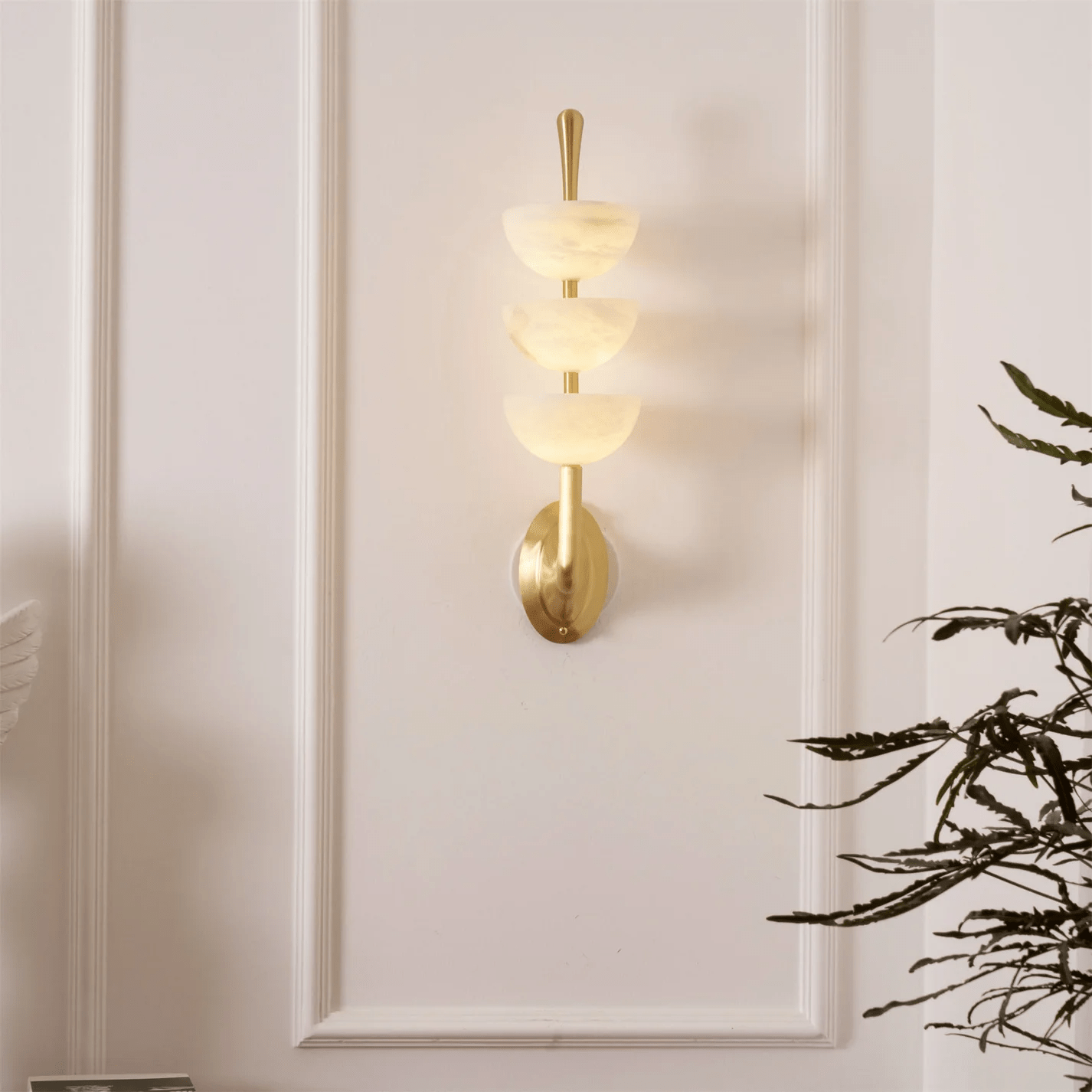Triple Alabaster Wall Sconce 1001 Wall lamp