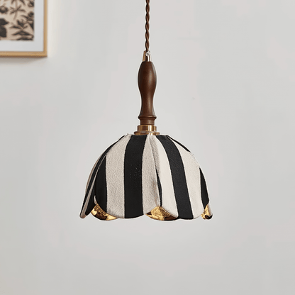 Marbre Stripe Pendant Light ? 7.9’’ x H 11’’ / Black & White 1001 pendant Lamp