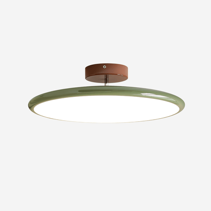 Drift Adjustable Ceiling Lamp ? 19.7″ x H 3.5″ / Green / Triac Warm Dimming