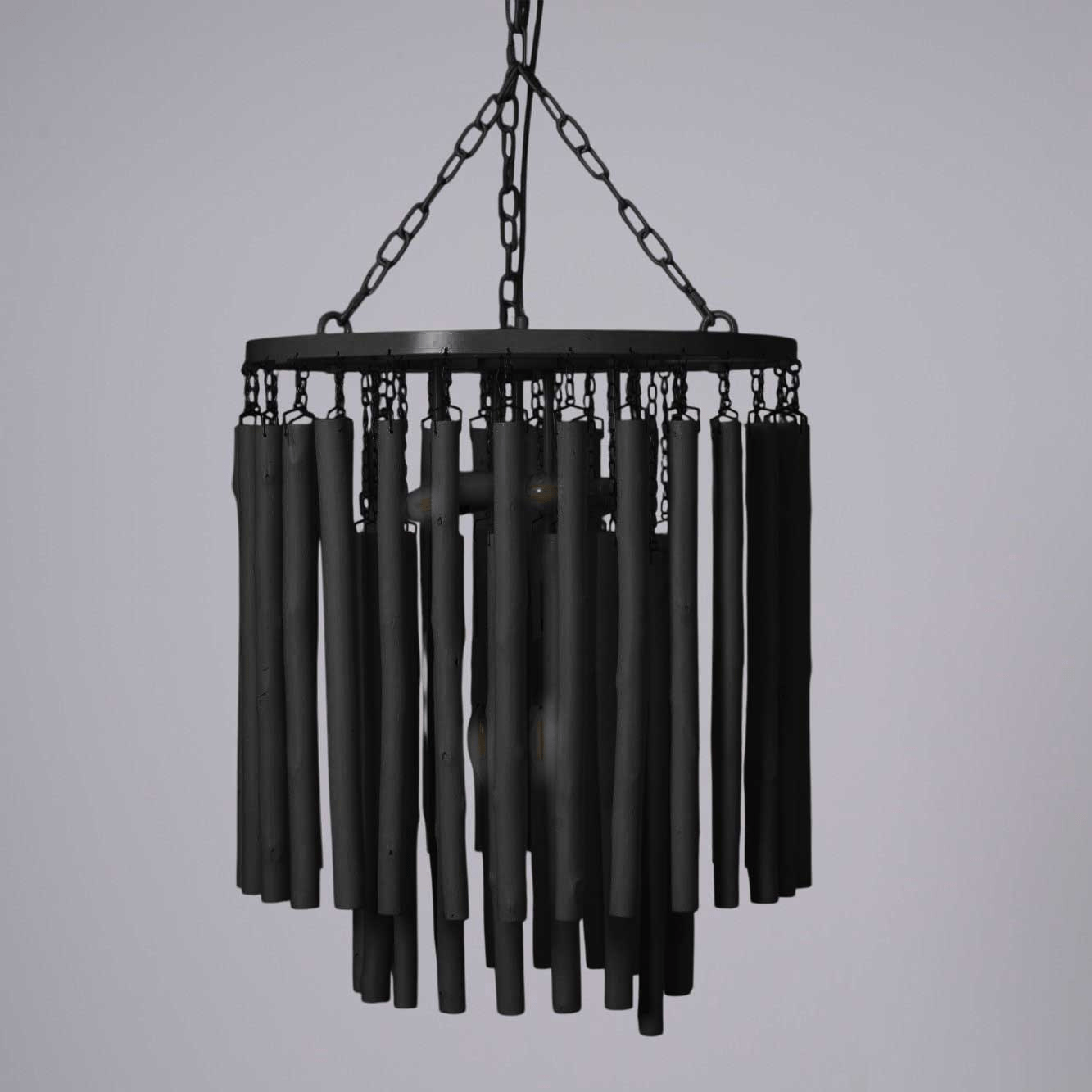 Swinton Chandelier 5 Heads ? 19.7″ x H 20.9″ / Black 1001 Chandelier