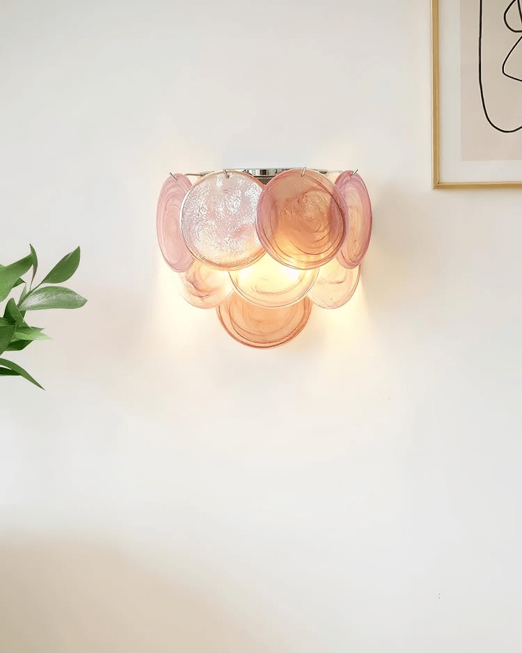 Lunaria Disc Murano Wall Lamp 1001 Wall lamp