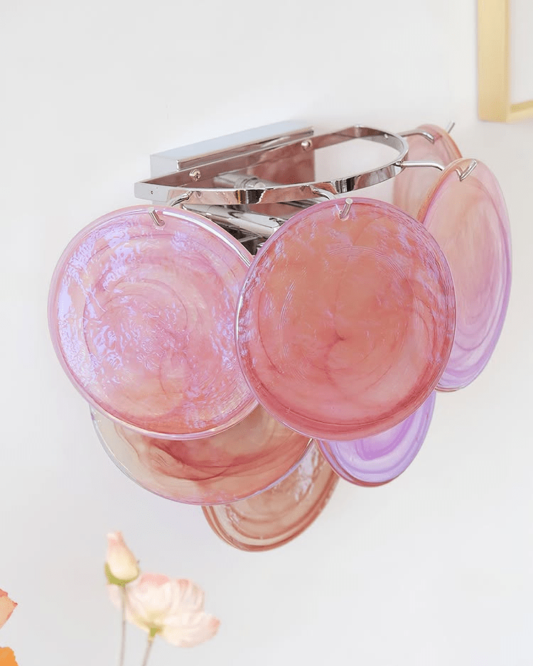 Lunaria Disc Murano Wall Lamp 1001 Wall lamp