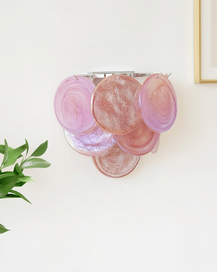 Lunaria Disc Murano Wall Lamp 1001 Wall lamp