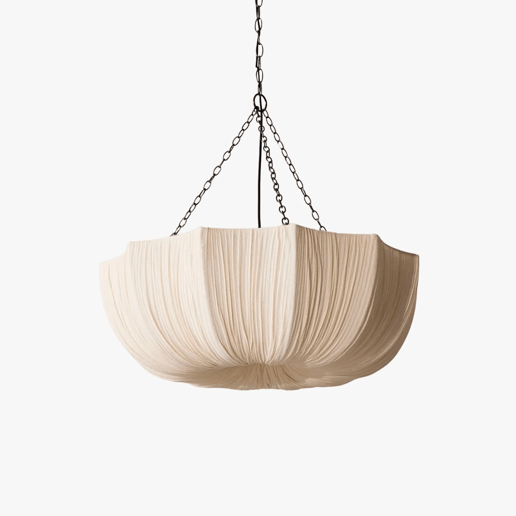 Aldwin Pendant Lamp Dia 15.7’’ x H 47.2’’ / Black & Beige 1001 pendant Lamp