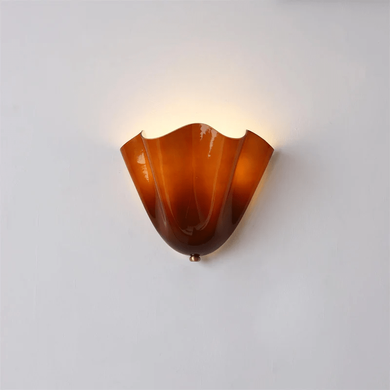Petalia Wall Light L 11″ x H 7.8″ x W 5.1″ / Amber 1001 Wall lamp