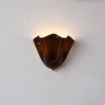 Petalia Wall Light L 11″ x H 7.8″ x W 5.1″ / Brown 1001 Wall lamp
