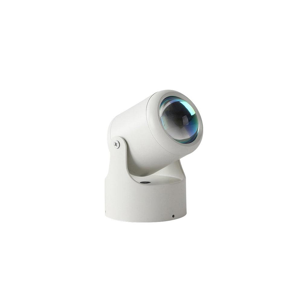 Sunset Projection Built-in Battery LED Light ? 3″ x H 5.1″ / Dia 7.5cm x H 13cm Sunset Red / White / Button switch