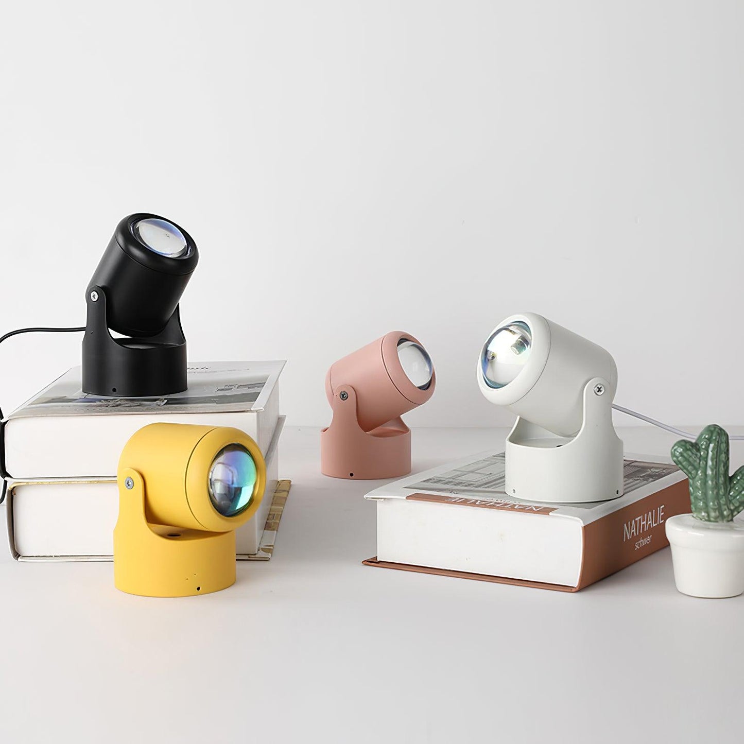 Sunset Projection Built-in Battery LED Light Table lamp
