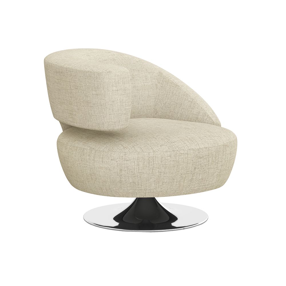 Interlude Isabella Swivel Chair