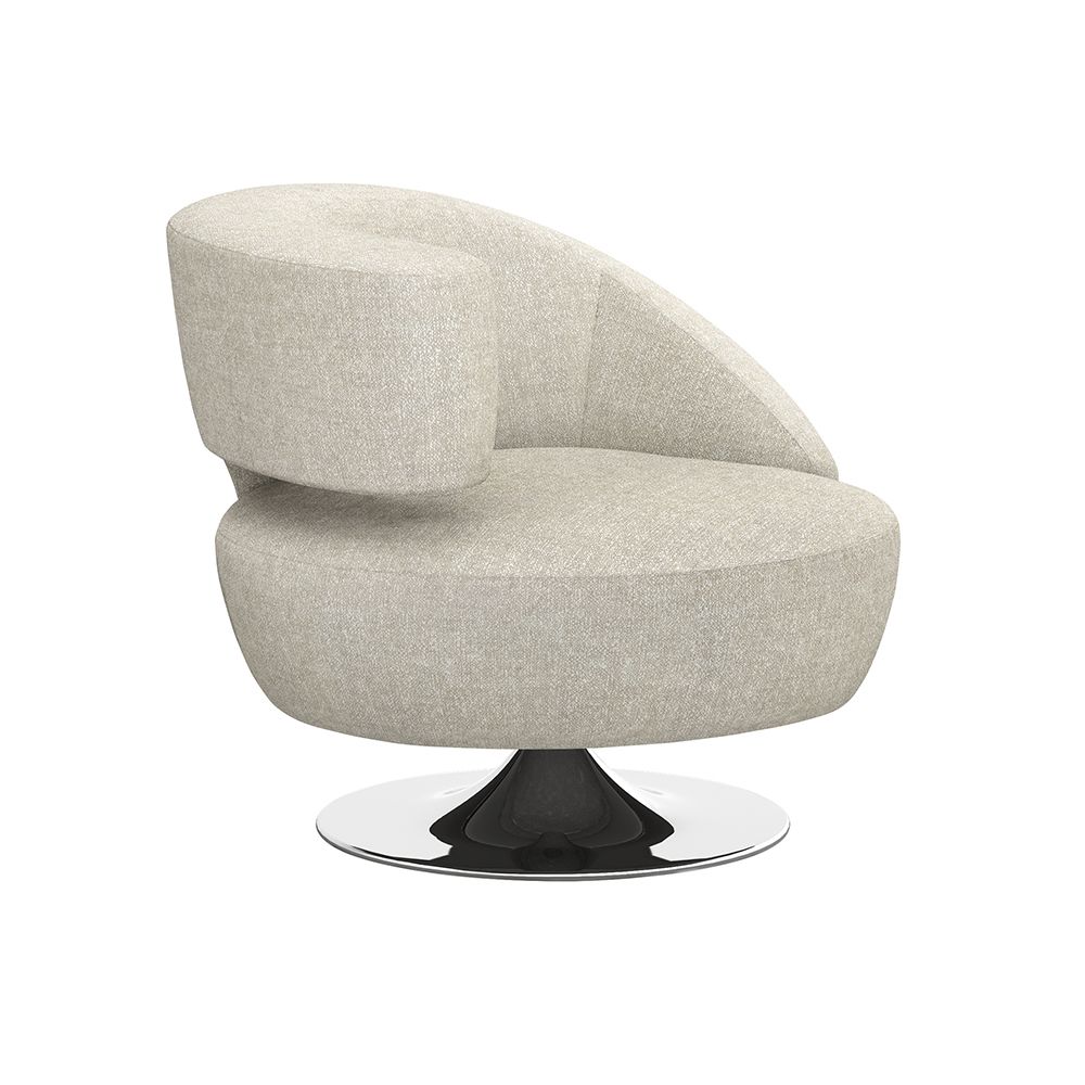 Interlude Isabella Swivel Chair