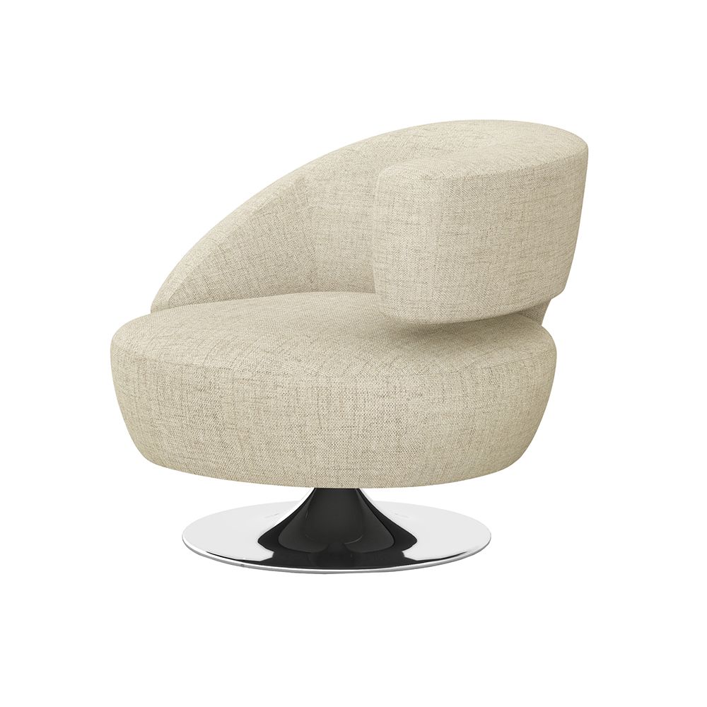 Interlude Isabella Swivel Chair