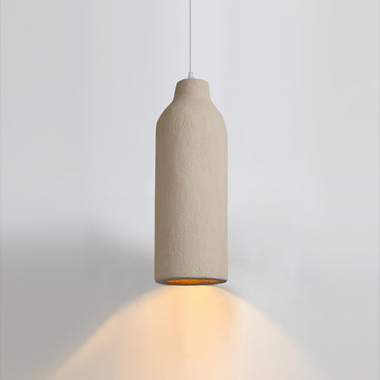 Barrel Shape Pendant Light ? 7.1″ x H 19.7″ / Dia 18cm x H 50cm / Beige Pendant light