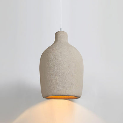 Barrel Shape Pendant Light ? 10.2″ x H 18.1″ / Dia 26cm x H 46cm / Beige Pendant light