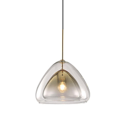 Futuristische Glass Pendant Light Dia 13.7″ x H 11.8″ / Dia 35cm x H 30cm / Glass Pendant light