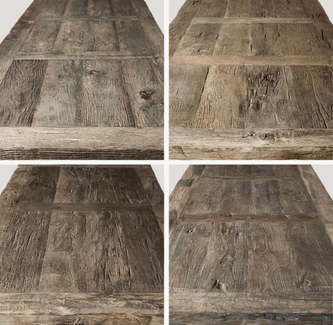 Reclaimed Rustic Oak 4-Door Sideboard