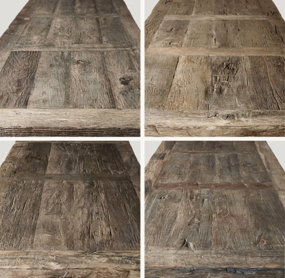 Reclaimed Rustic Oak 4-Door Sideboard