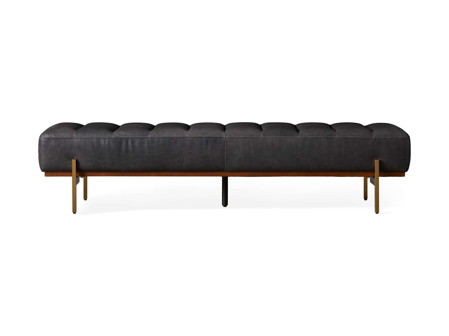 Lansing Leather Bench