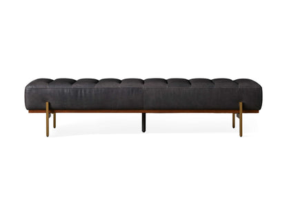 Lansing Leather Bench