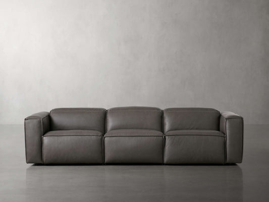 Coburn Leather Three-Piece Motion Sofa