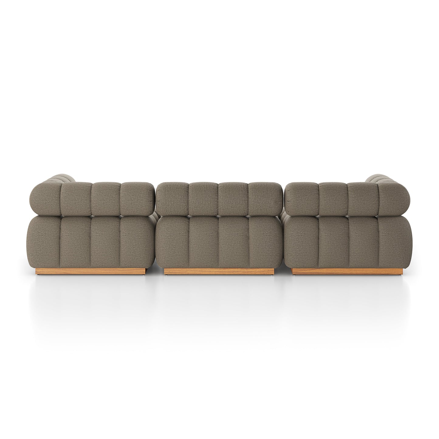 Four Hands Roma Outdoor 3-Piece Sectional with Ottoman