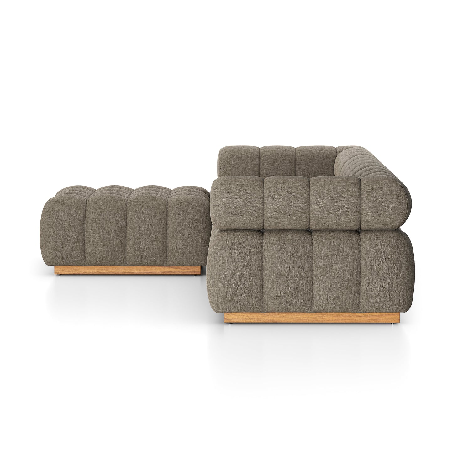 Four Hands Roma Outdoor 3-Piece Sectional with Ottoman
