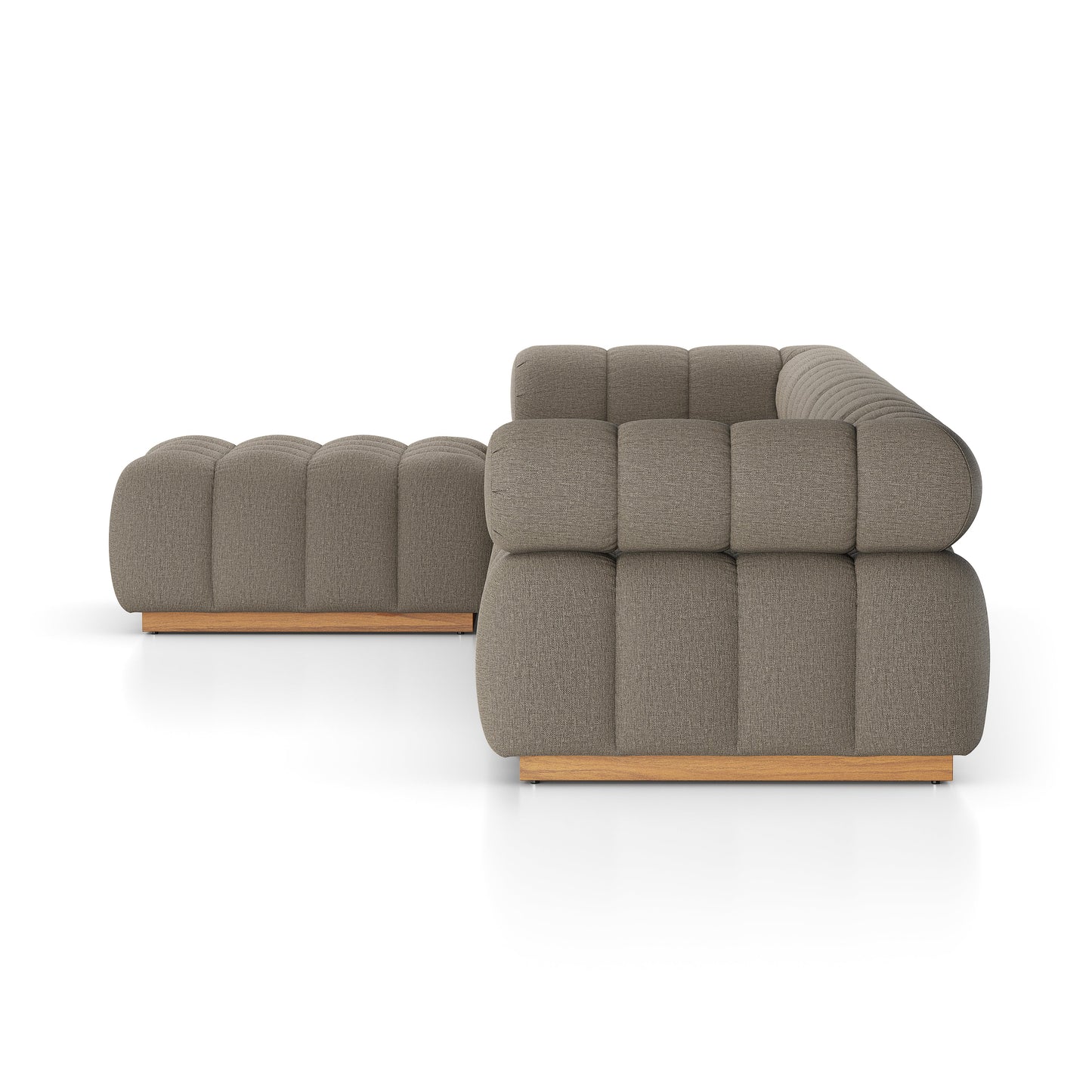 Four Hands Roma Outdoor 4-Piece Sectional with Ottoman