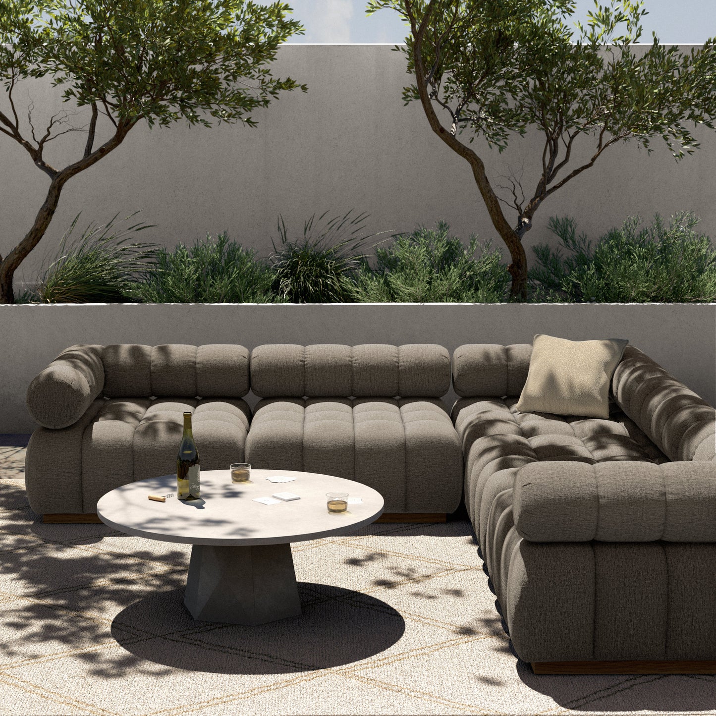 Four Hands Roma Outdoor 5-Piece Sectional