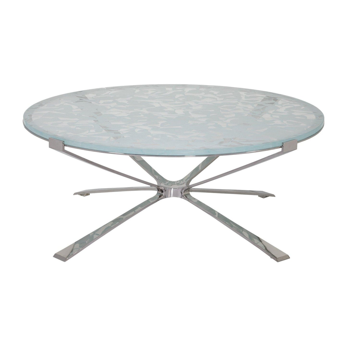 Artistica Home Signature Designs Snowscape Round Cocktail Table DSC