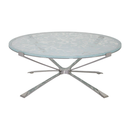 Artistica Home Signature Designs Snowscape Round Cocktail Table DSC