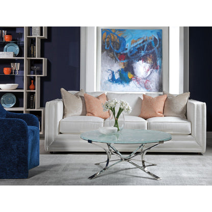 Artistica Home Signature Designs Snowscape Round Cocktail Table DSC