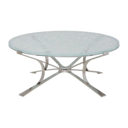 Artistica Home Signature Designs Snowscape Round Cocktail Table DSC