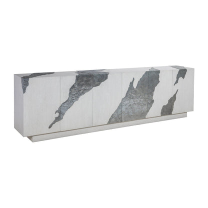 Artistica Home Signature Designs Contango White Long Media Console