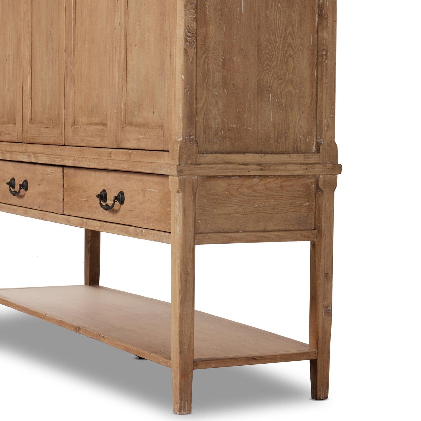 Four Hands Brimley Wide Cabinet-Aged Light Pine