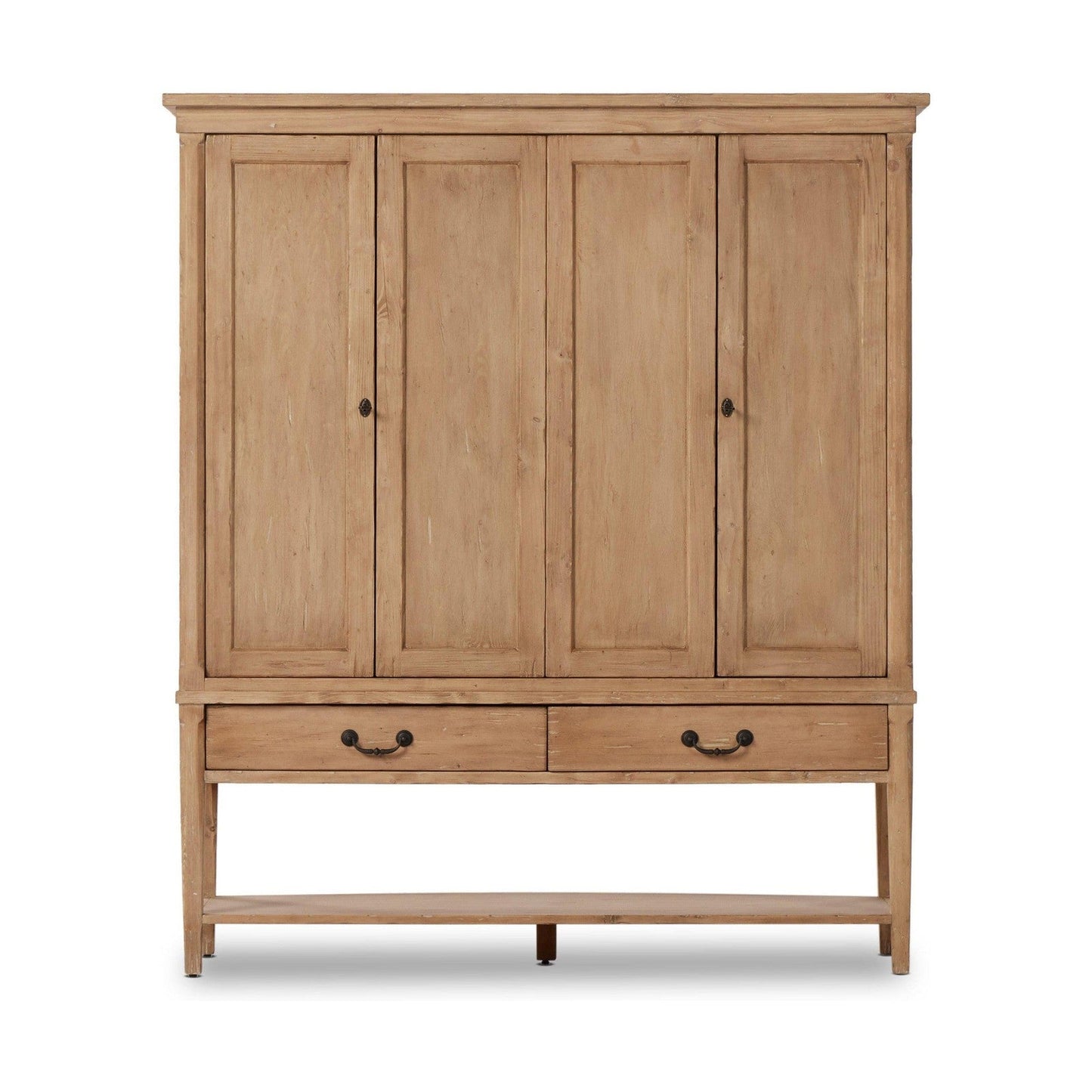 Four Hands Brimley Wide Cabinet-Aged Light Pine