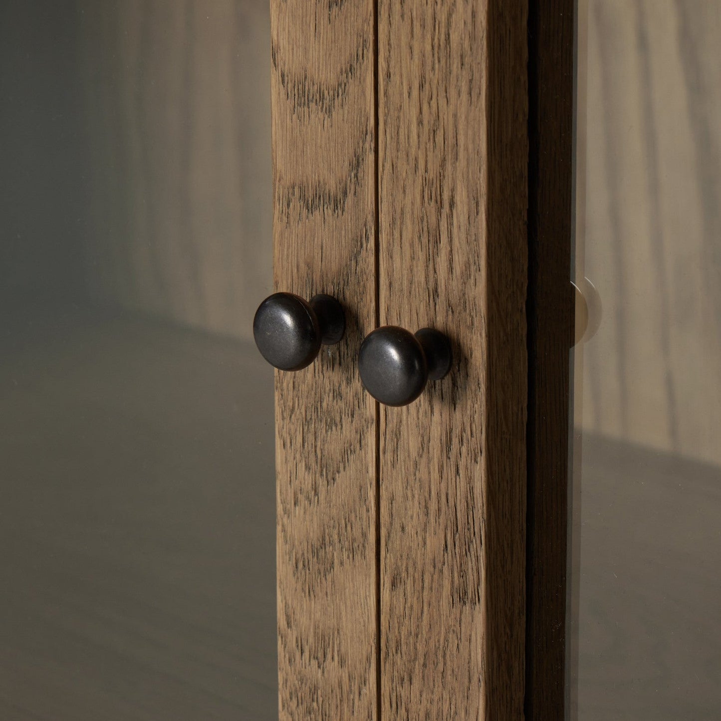 Four Hands Millie Panel and Glass Door Double Cabinet