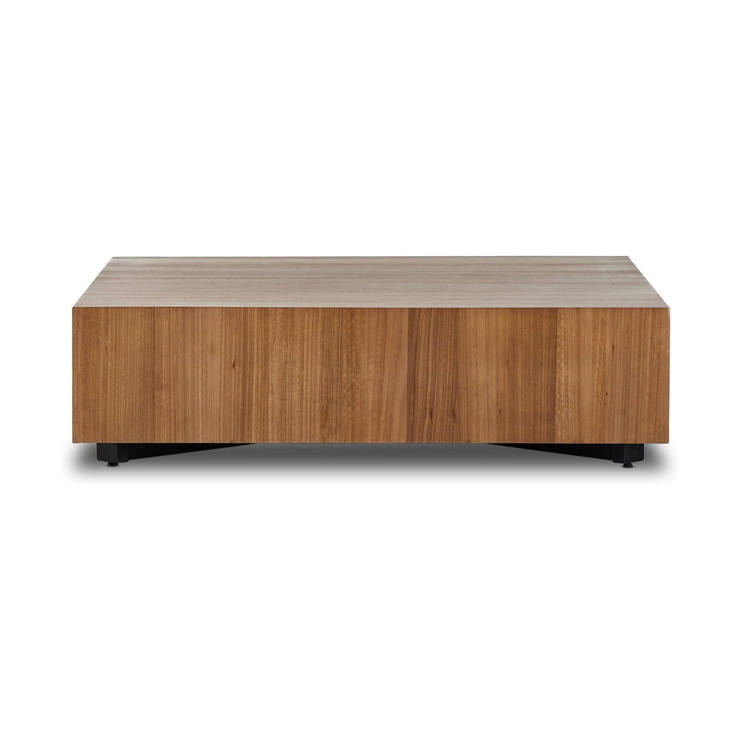 Four Hands Hudson Large Square Coffee Table-Natural
