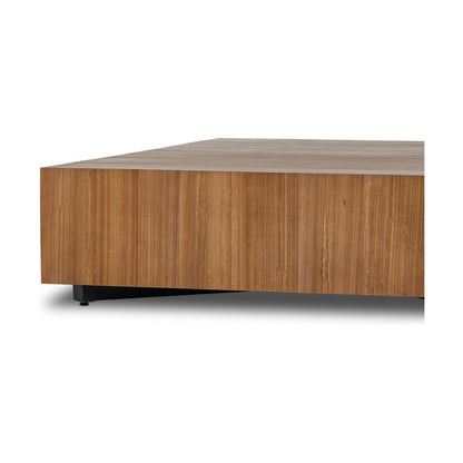 Four Hands Hudson Large Square Coffee Table-Natural
