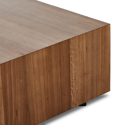 Four Hands Hudson Large Square Coffee Table-Natural
