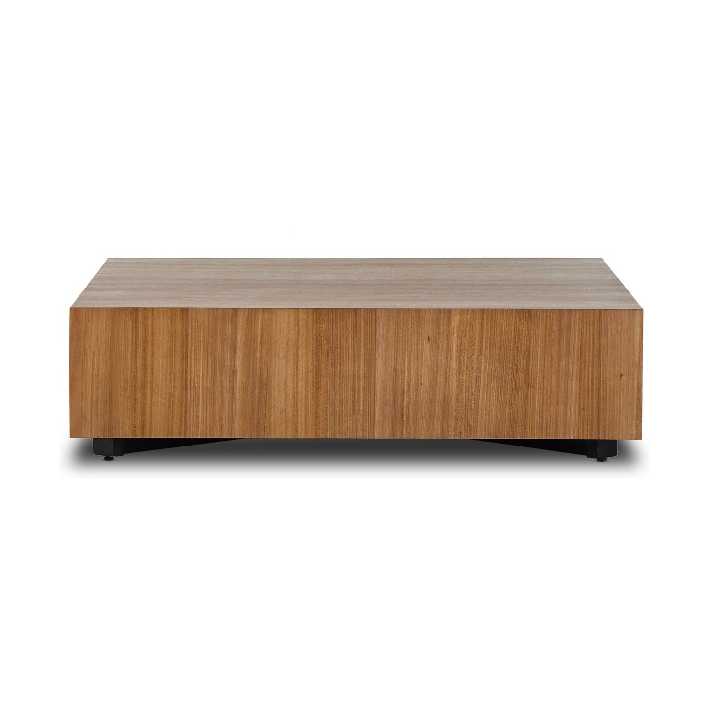 Four Hands Hudson Large Square Coffee Table-Natural