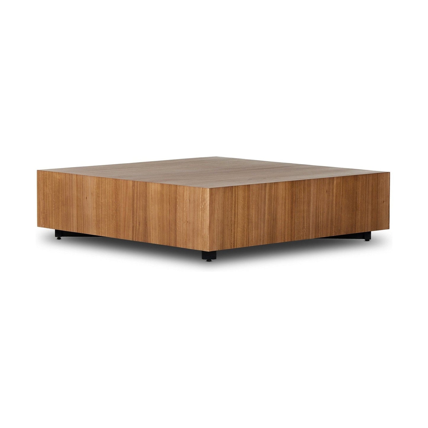 Four Hands Hudson Large Square Coffee Table-Natural