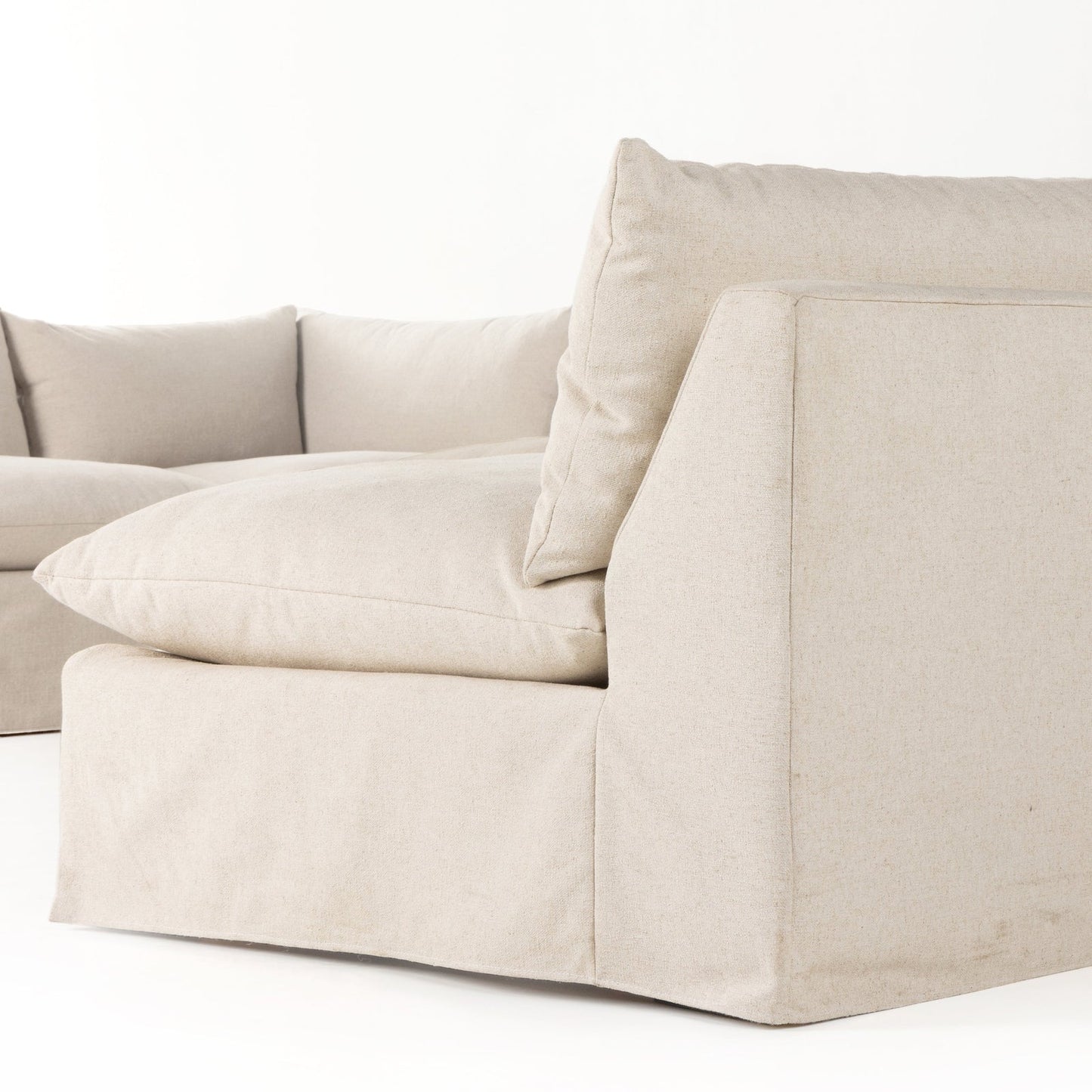 Four Hands Grant Slipcover 5-Piece Sectional